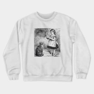 Hungry Cat Wants a Bowl of Soup Crewneck Sweatshirt